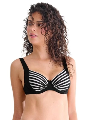 Lisca Bondi Beach 040917 Bikini-Oberteil mit Bügel Gr. 38-46 B-E in Rot/Schwarz - Bild 1 von 4