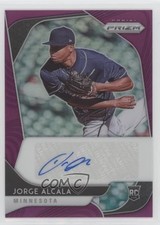 2020 Panini Prizm Rookie Auto Purple Prizm 21/50 Jorge Alcala #RA-JA Auto 0c2