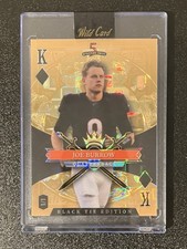 2026 Joe Burrow 1/1 Black Tie Edition Wild Card - King of Diamonds Bengals