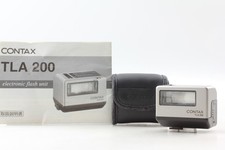 Tested Top MINT w/ Case Contax TLA200 Shoe Mount Flash For G1 G2 From JAPAN