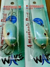 2 Bill Norman Gelecote Wake N GWK-152 Crankbait Lures SUNSHINE TEAL - USA - NEW