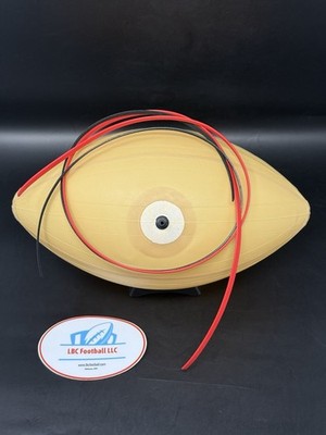 FULL-SIZE Latex Football Bladder + RED Tacky Diamond Lace Repair Kit