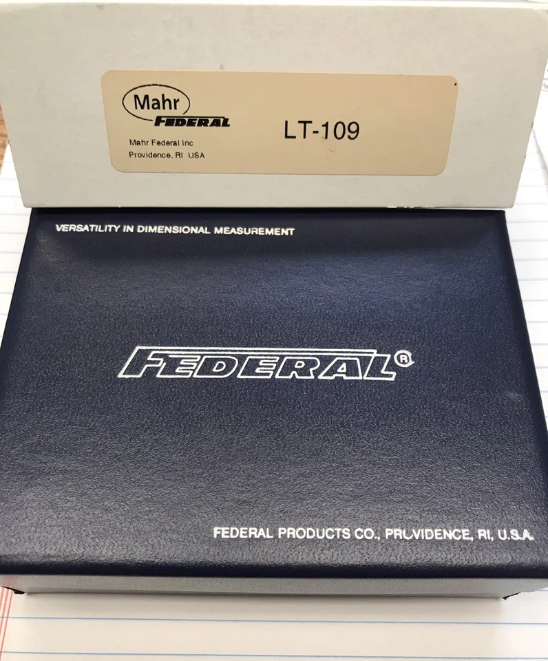 1 pc. MAHR FEDERAL LT-109 .0005 FULLY JEWELED 0-15-0 TEST INDICATOR. SWISS - Image 2 of 4