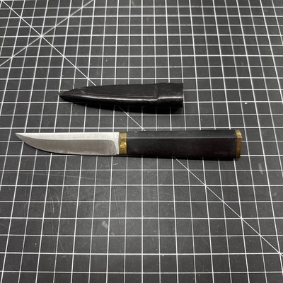 Vintage Hackman Tapio Wirkkala Finland Fixed Blade Puukko Knife WITH Sheath H2