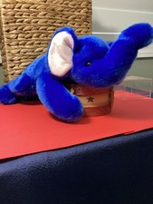 PEANUT THE ROYAL BLUE ELEPHANT Ty Beanie Buddy  Peanut the Elephant McDonalds