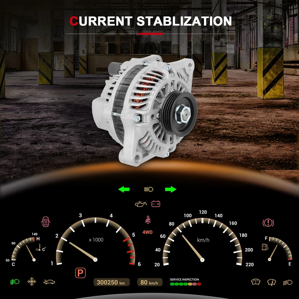 1x 100 A Alternator For 2.4L Chrysler PT Cruiser 2006 2007 2008 2009 10 AMT0150 - Image 3 of 4