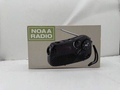 NOAA Weather Band Radio Eastman Technology 7 Preset Channels Flashlight ELEC0037