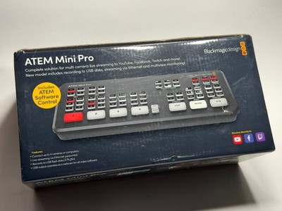 Blackmagic Design ATEM Mini Pro HDMI Live Stream Switcher w/ Box