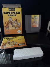 Caveman Games NES  Nintendo CIB Complete Manual Sleeve Foam Block Days East