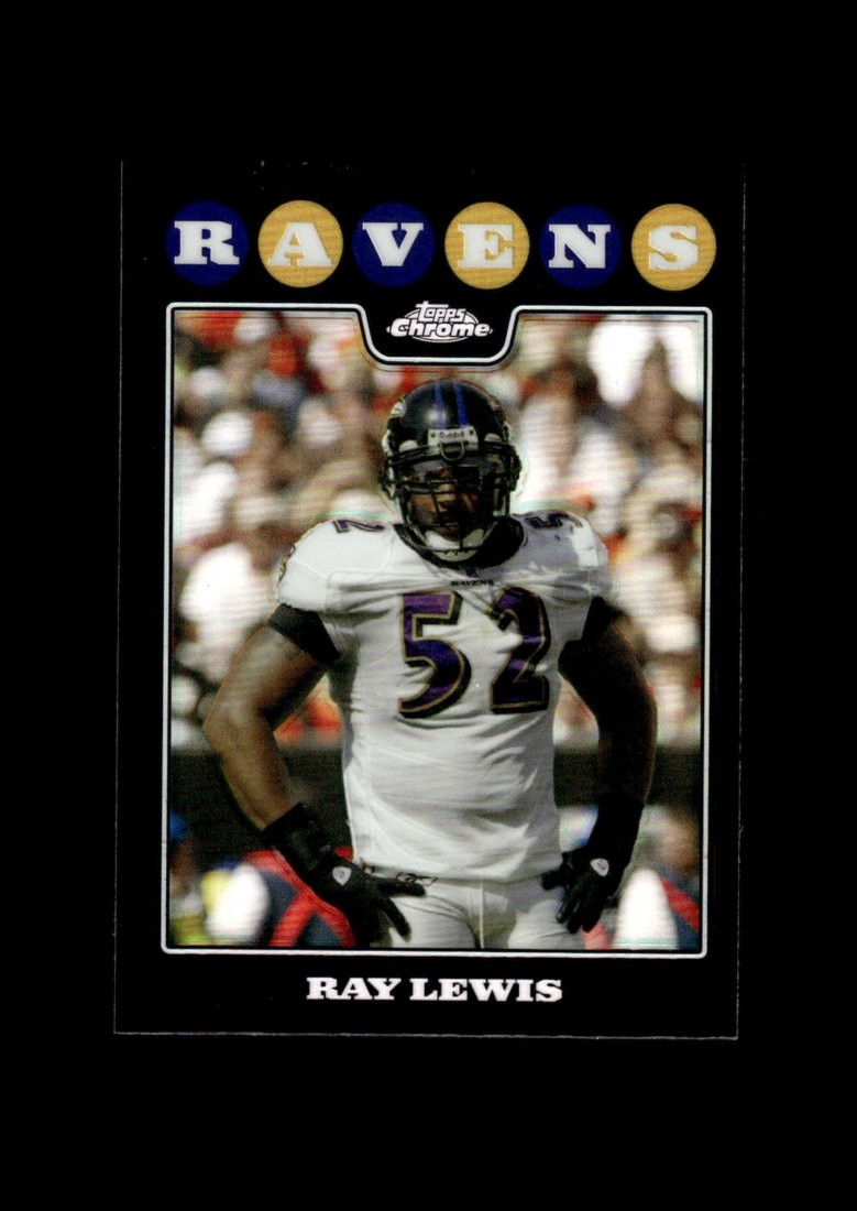 2008 Topps Chrome: #TC116 Ray Lewis Refractor NM-MT OR BETTER