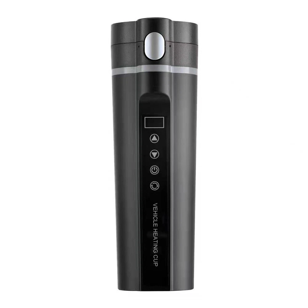 Portable Kettle for Cars Heats Water Quickly with LCD Control Display Features