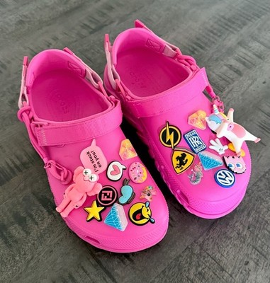 crocs duet max 2 post malone pink