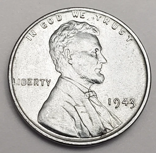 1943 P Lincoln Steel Wheat Cent / Penny *AU - ABOUT UNCIRCULATED* FREE SHIPPING