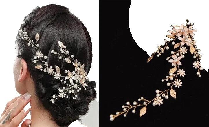 Акриловые свадебные повязки на голову