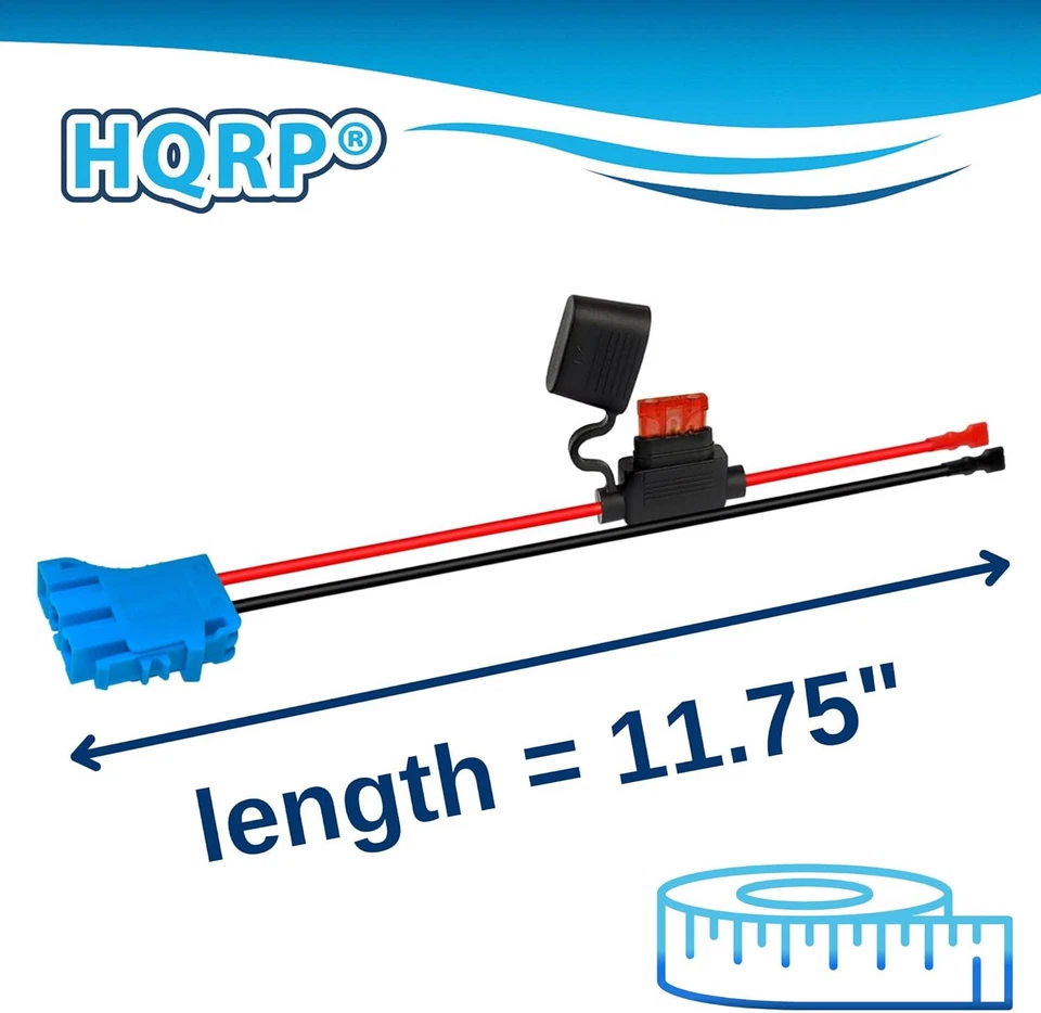 2-Pack HQRP Wire Harness Connector for Peg-Perego 12V SLA Battery Children Car - Image 4 of 4