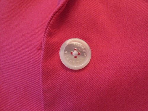 RALPH LAUREN PETITE Women's 2P Hot Pink One Button LS Spring Blazer Jacket NWT - Picture 8 of 12