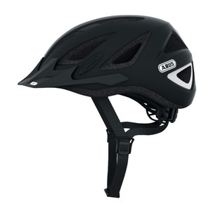 abus hyban urban helmet with integrated led taillight