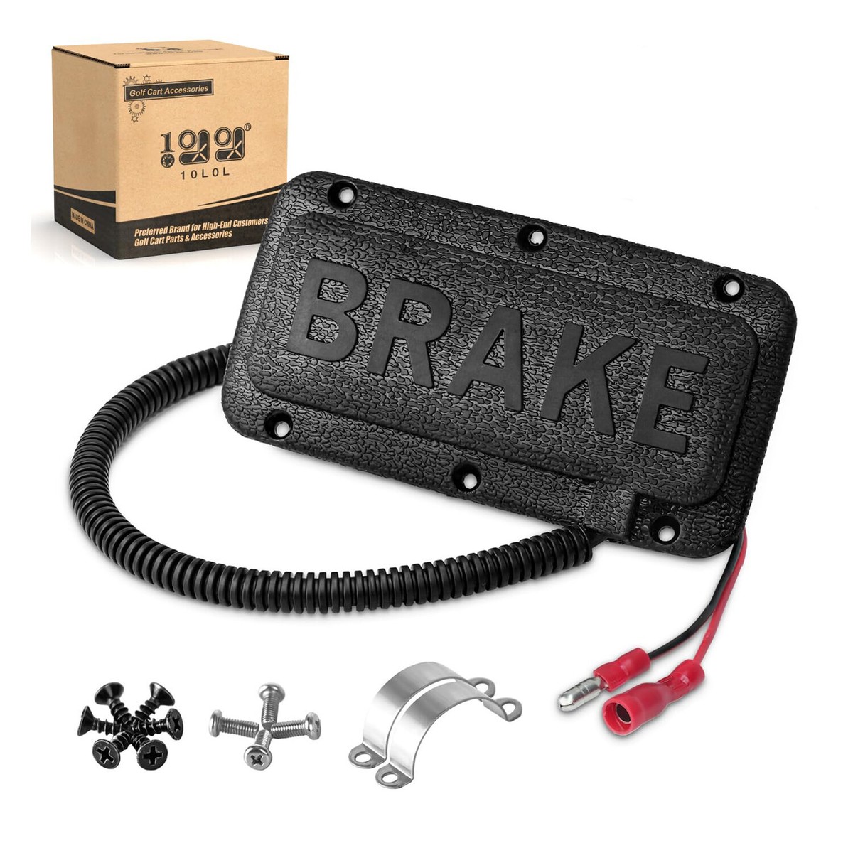 10L0L Universal Golf Cart Brake Light Switch Pedal for