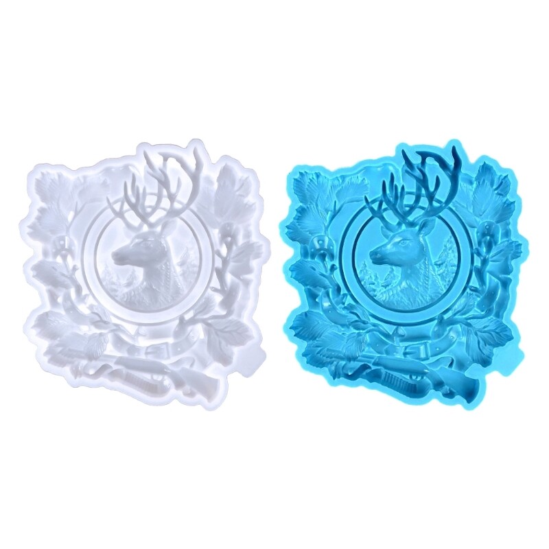 Reindeer Pendant Silicone Mold for DIY Jewelry and Baking Crafts  