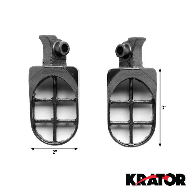 Reposapiés Dirtbike MX Race para Honda Kawasaki CRF50F 100F XR70R KLR650 Foto 3 de 4
