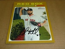 2020 Topps Heritage JUMBO GOLD 5 X 7 03/10 BRANDON WORKMAN RED SOX #297