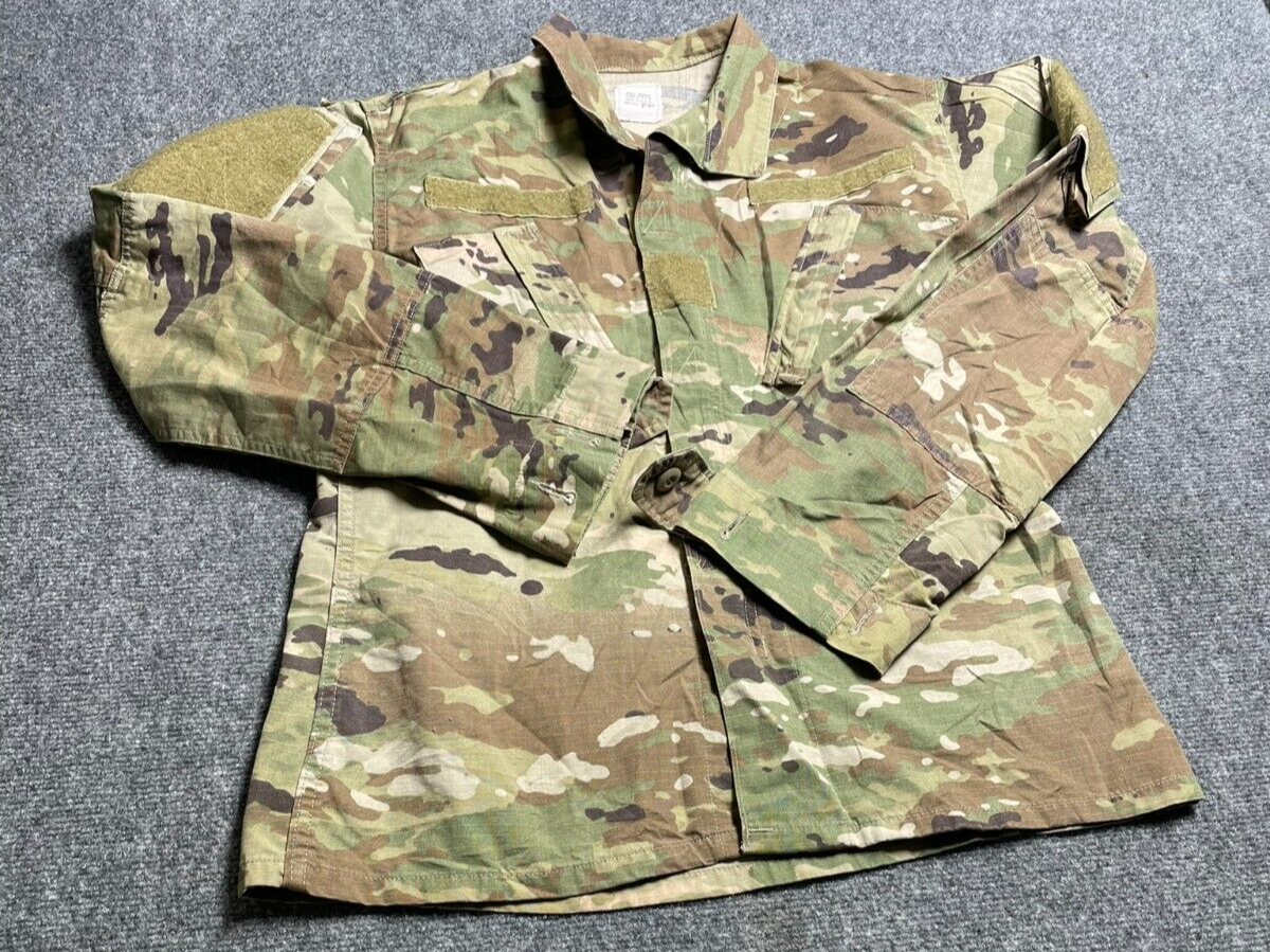 U.S. ARMY 迷彩服 SMALL REGULAR US Army Men's Camouflage Coat Military OCP Combat Uniform Size