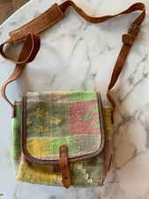 Will Leather Goods - Vintage Tapestry Crossbody Handbag, Pattern #1, New