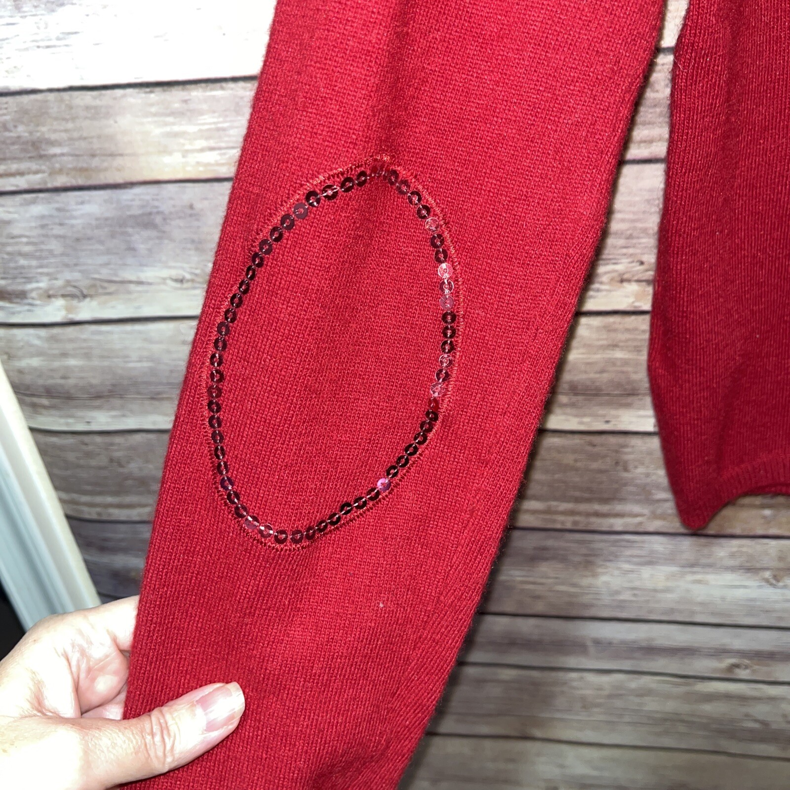 Pascal Morabito Red Button Cardigan Cashmere Wool… - image 6