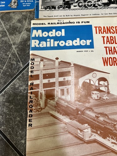 Vtg Model Railroader Train Magazine Lots of 7 1940’s-1950’s - Picture 8 of 10
