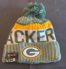 2017 NFL Sideline Knit Green Bay Packers New Era On-Field Hat