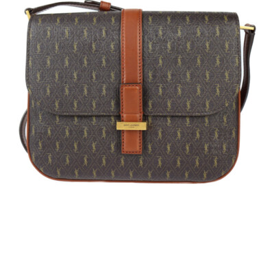 SAINT LAURENT Shoulder Bag  568604 Satchel Le Monogram YSL logo pochette PVC...
