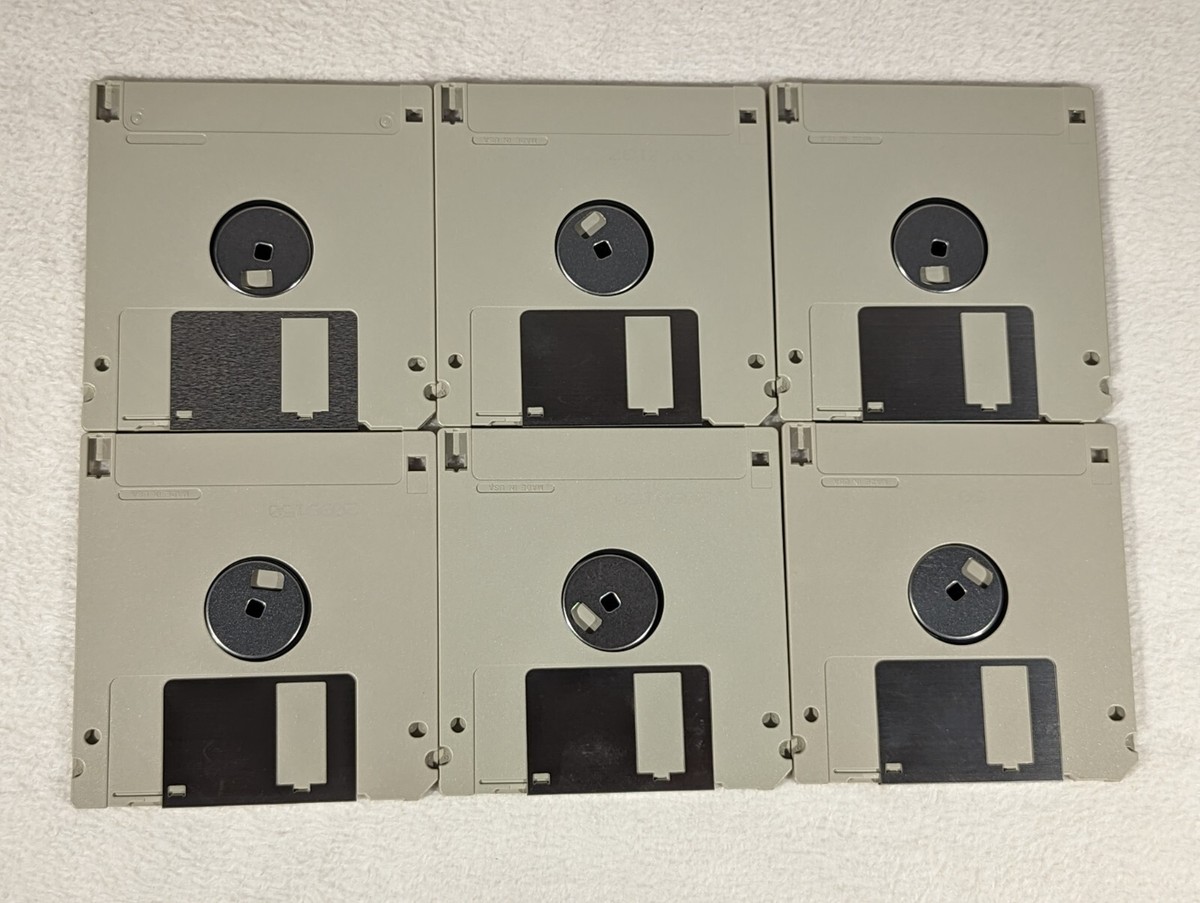 Vintage 1992 Microsoft Windows 3.1 on Six 1.44MB 3.5 Inch Vintage 1992 Microsoft Windows 3.1 on Six 1.44MB 3.5 Inch