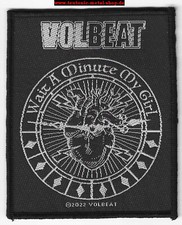   Volbeat Wait a Minute My Girl gewebter Aufn...