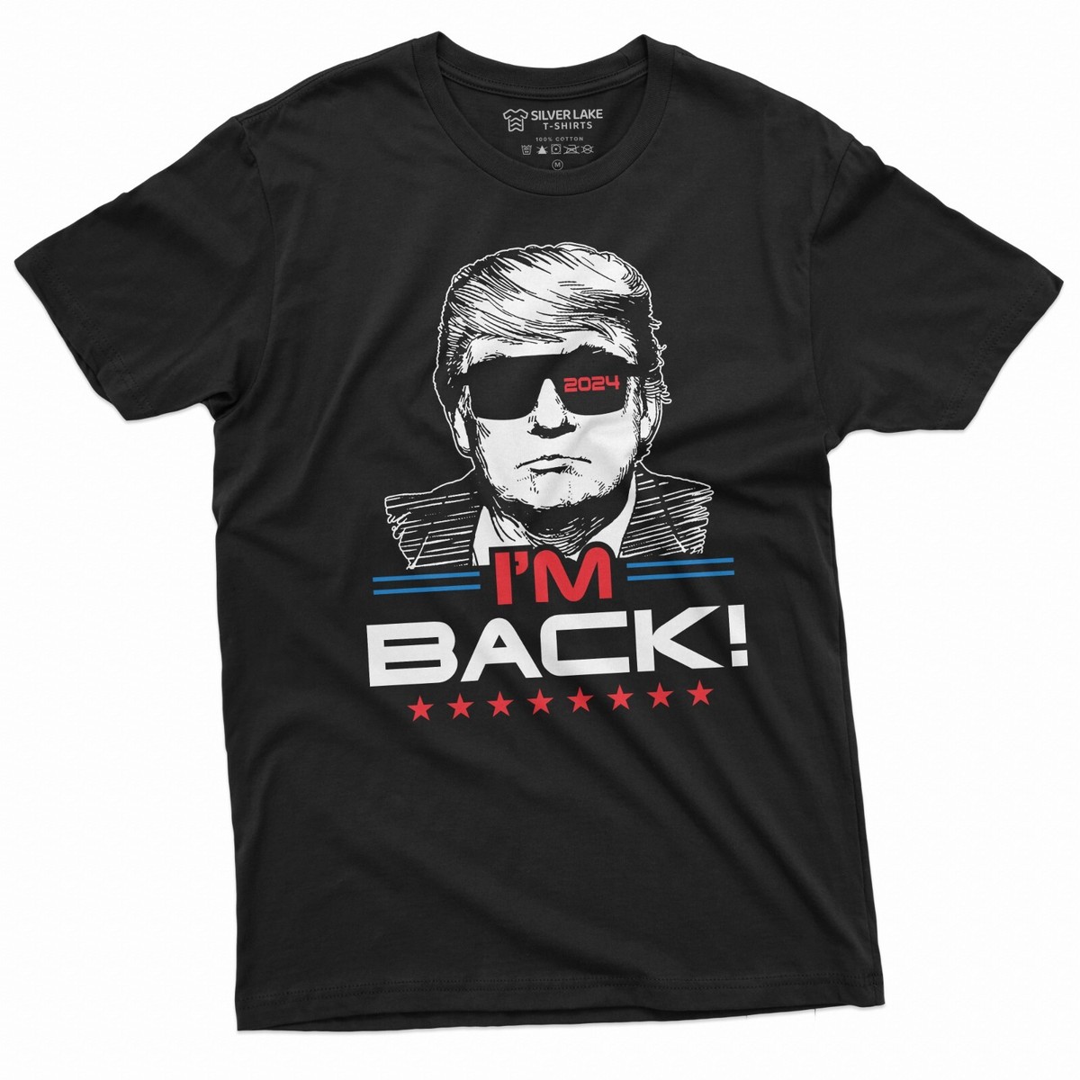 I'm Back Trump T-shirt Donald Trump 2024 Re-election Tee shirt