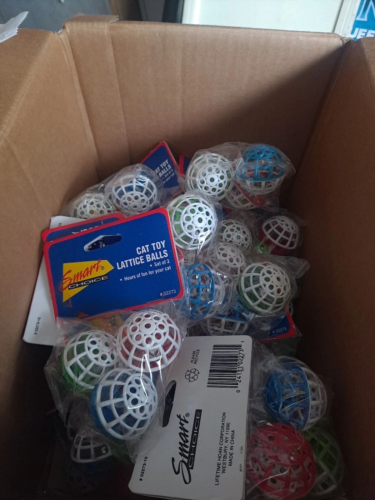 60 Smart Choice Plastic Lattice Balls Cat Toys