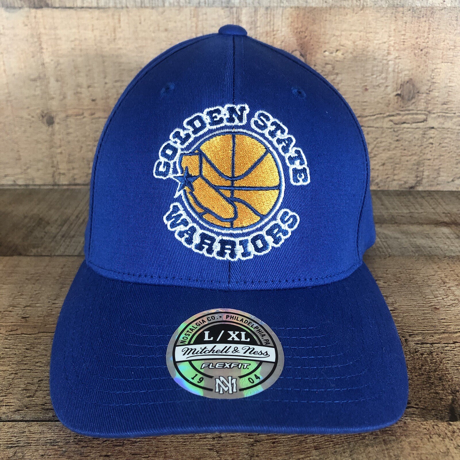 Mitchell & Ness Golden State Warriors HWC Gold Leaf NBA Cap