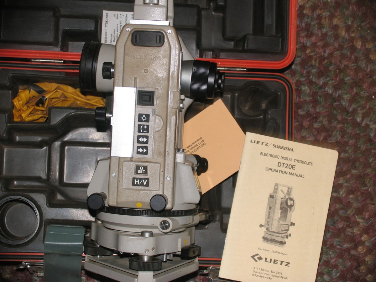 Sokkisha Lietz DT20E Transit Survey with case | eBay Sokkisha Lietz DT20E Transit Survey with case | eBay