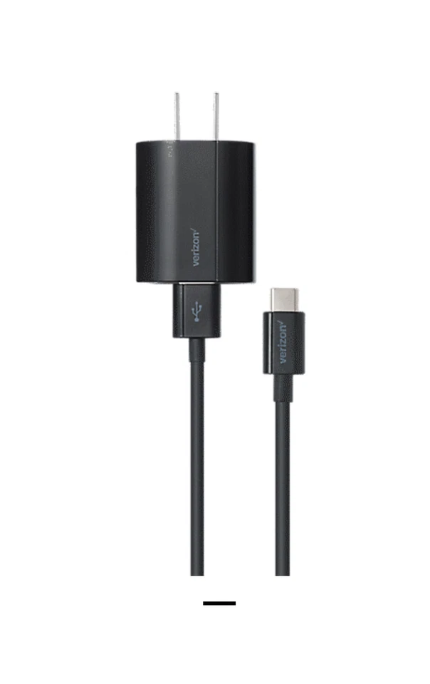Original Verizon 6ft USB-C to USB-A Quick Charge 2.4Amp Home Wall Charger - Image 2 of 2