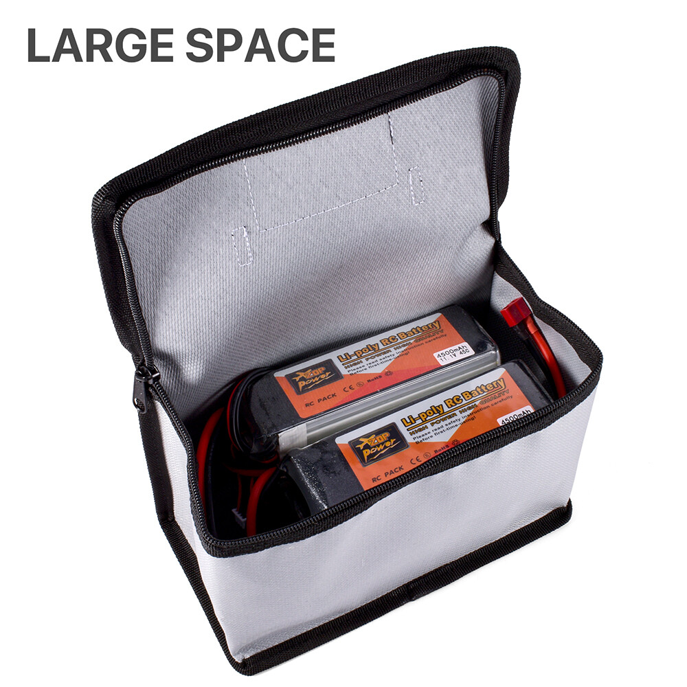 patriot r c lipo guard Lipo Guard Battery Safe Bag Fireproof for RC Car Drone Batteries Travel  Storage