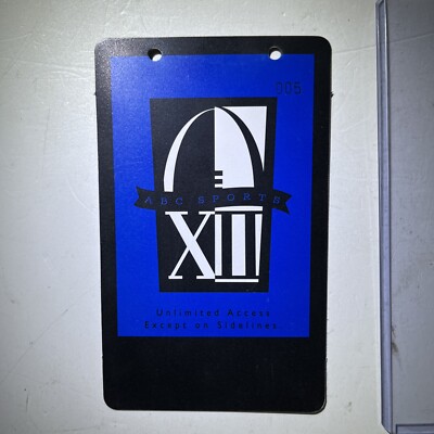 1996 Inaugural Big 12 Nat. Championship ABC Sports Unlimited Access Tex37 Neb27
