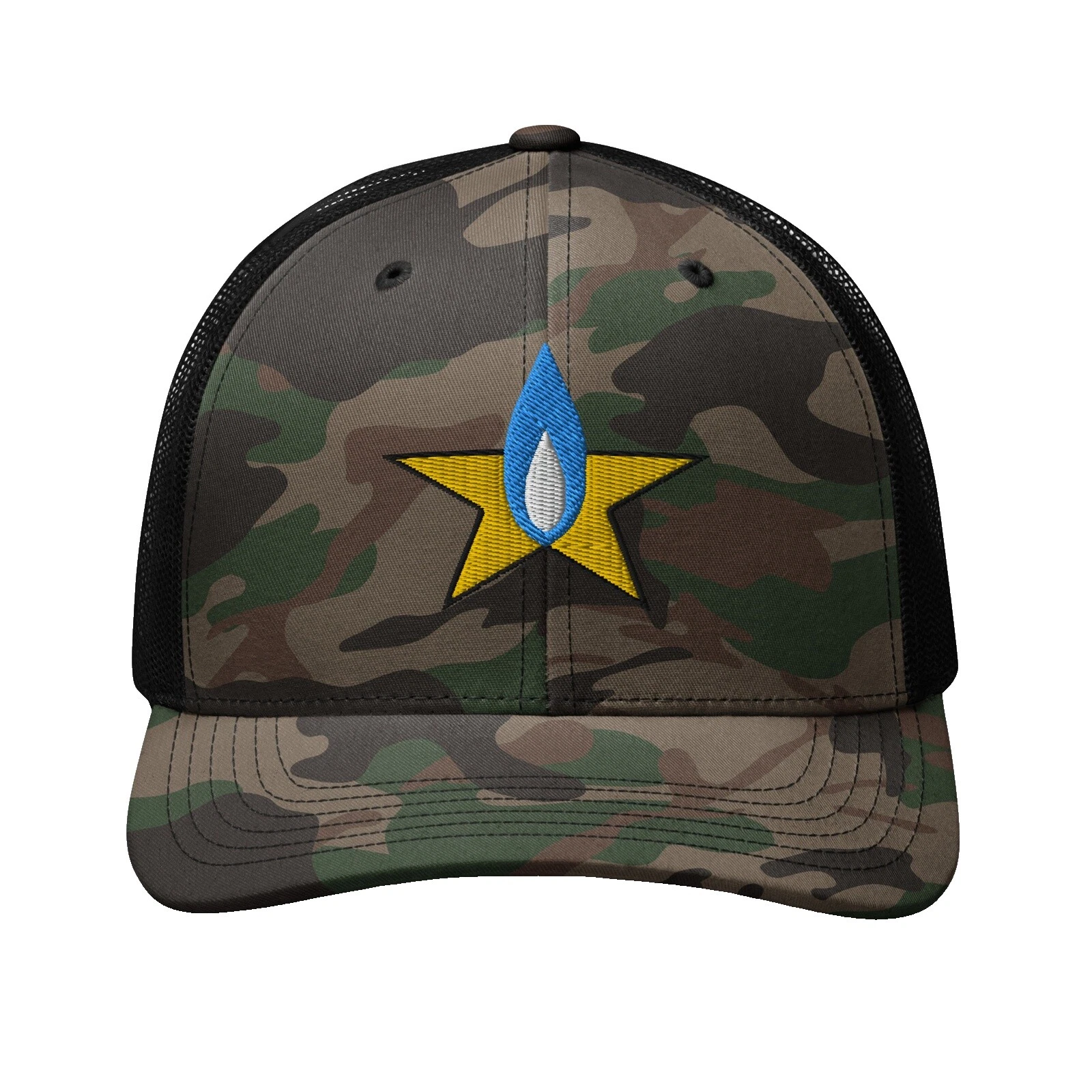 Cotton Camouflage Men's Trucker Hats