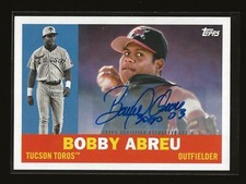 2022 Topps Pro Debut MiLB Legends Bobby Abreu Auto Tuscon Toros (#MILB-8) 17/50