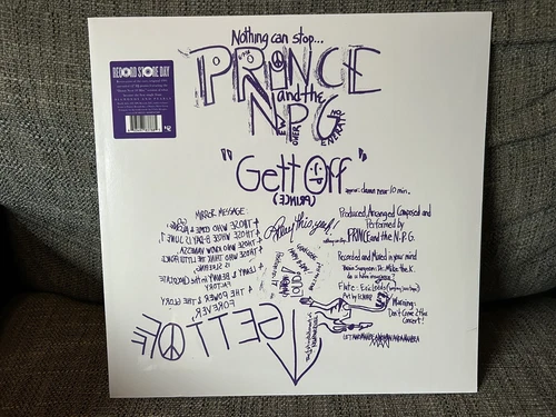 PRINCE Gett Off Limited edition 12" Vinyl RSD 2023  New/Sealed Look@@