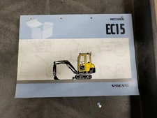 Volvo EC15 XT XTV Hydraulic Excavator Factory Parts Catalog Manual