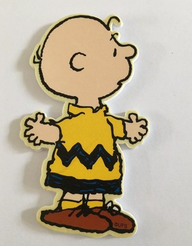 Big Peanuts Charlie Brown Stickers Lot Of 7 Dimensional Good Grief Card Making - 第 4/8 張圖片