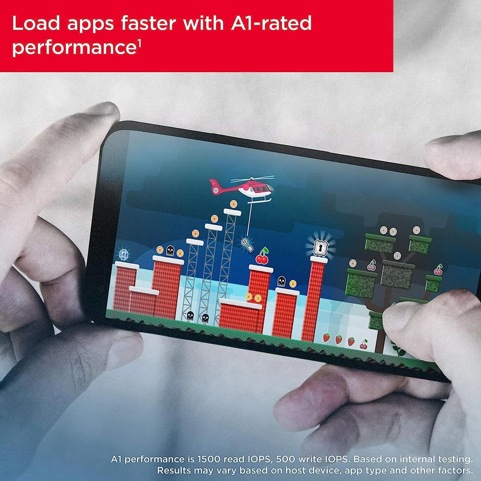 SanDisk Ultra 32/128/256 GB microSD Memory Card + SD Adapter, Free Delivery - Image 4 of 4