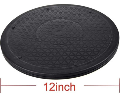 12 Inch Lazy Susan Rotating Heavy Duty Turntable Display Stand for Monitor TV