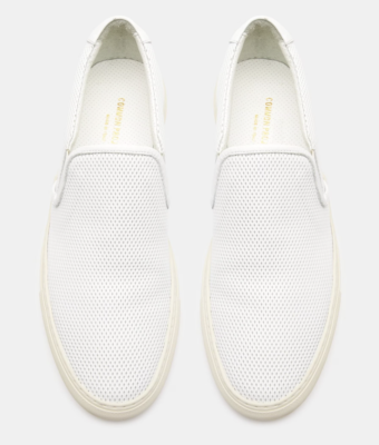 スニーカー Common Projects Sneakers & Slip-On White Common Projects For Theory White Perforated Slip-On Sneakers