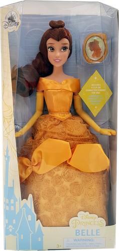 Official Disney Store Belle Princess Classic Doll With Pendant Beauty Beast Ebay