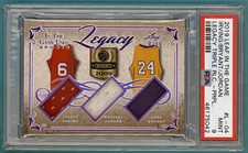 2019 Leaf In The Game Irving/Bryant/Jordan Game Used Jersey #L-04 PSA 9! POP 1!